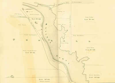 Second Welland Canal - Book 2, Survey Map 10 - Through Thorold