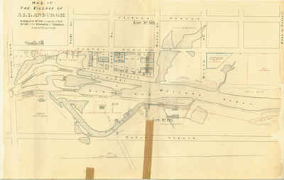 Second Welland Canal - Book 2, Survey Map 14 - Lock 26 and Allanburgh