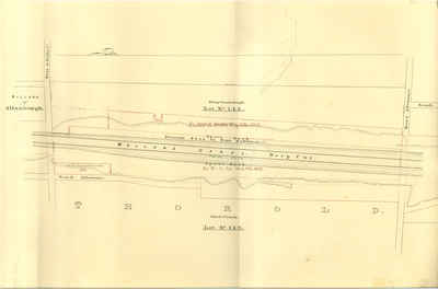 Second Welland Canal - Book 2, Survey Map 15 - Deep Cut in Thorold