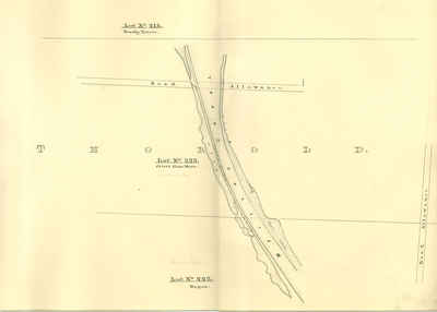 Second Welland Canal - Book 3, Survey Map 7 - Through Thorold