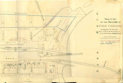 Second Welland Canal - Book 3, Survey Map 21 - Village of Port Colborne