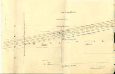 Second Welland Canal - Book 3, Survey Map 16 - Through Humberstone