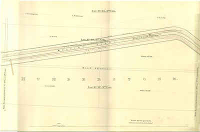 Second Welland Canal - Book 3, Survey Map 18 - Through Humberstone