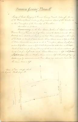 Welland Canal Survey of Lands Francis Goring Parnell, 1826