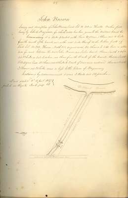 Welland Canal Survey of Lands John Brown, 1827