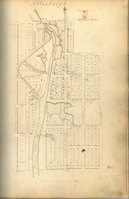 Welland Canal Survey of Lands Village of Allanburgh, 1833