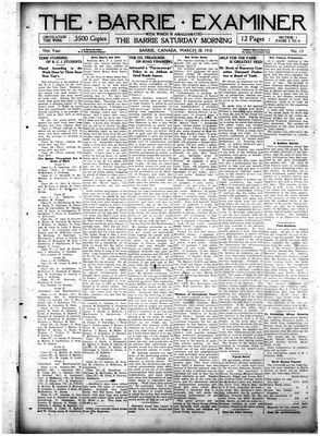 Barrie Examiner, 28 Mar 1918