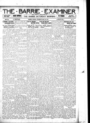 Barrie Examiner, 22 May 1919