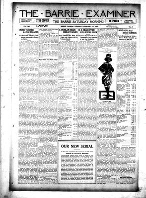 Barrie Examiner, 12 Feb 1920