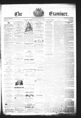 Barrie Examiner, 24 Jun 1864