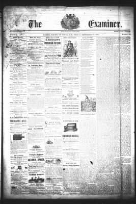 Barrie Examiner, 23 Sep 1864