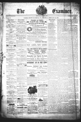 Barrie Examiner, 23 Feb 1865