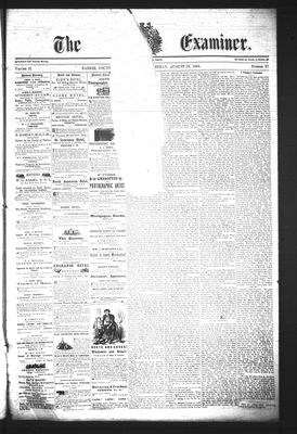 Barrie Examiner, 10 Aug 1865