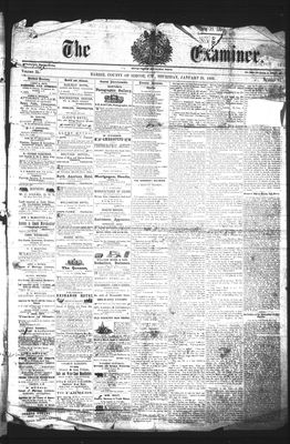 Barrie Examiner, 25 Jan 1866