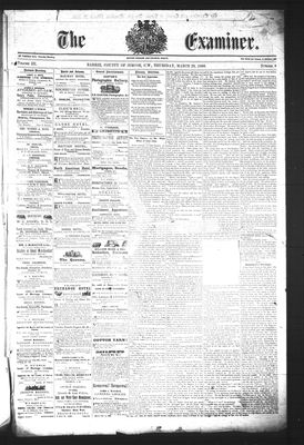 Barrie Examiner, 29 Mar 1866