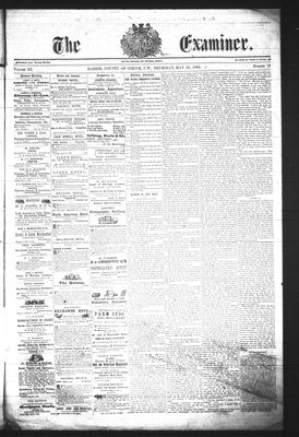 Barrie Examiner, 31 May 1866