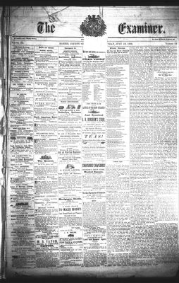 Barrie Examiner, 19 Jul 1866