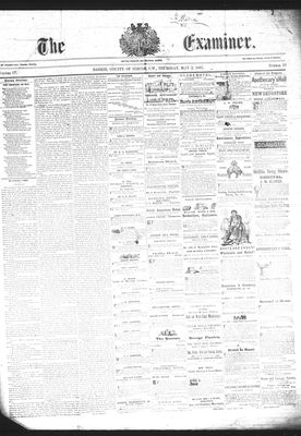 Barrie Examiner, 2 May 1867