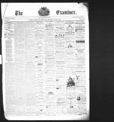 Barrie Examiner, 6 Jun 1867