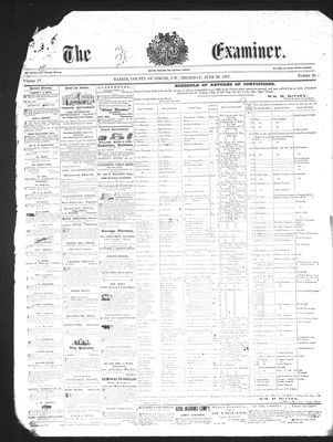 Barrie Examiner, 20 Jun 1867