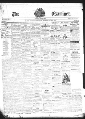 Barrie Examiner, 27 Jun 1867