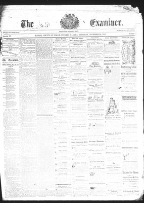 Barrie Examiner, 28 Nov 1867