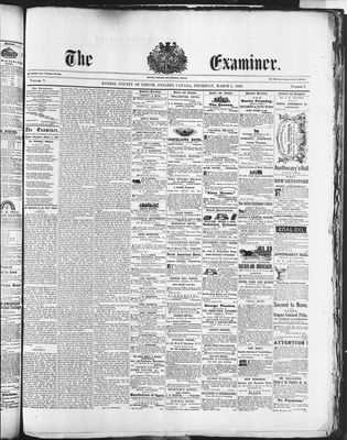 Barrie Examiner, 5 Mar 1868