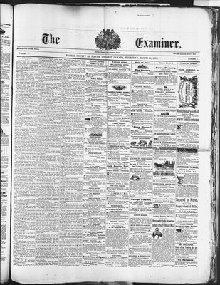 Barrie Examiner, 19 Mar 1868