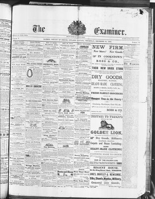 Barrie Examiner, 31 Dec 1868