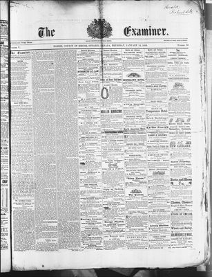 Barrie Examiner, 14 Jan 1869