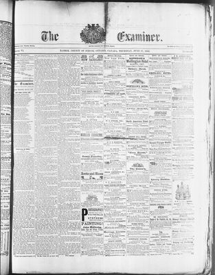 Barrie Examiner, 17 Jun 1869