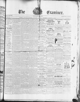 Barrie Examiner, 12 Aug 1869