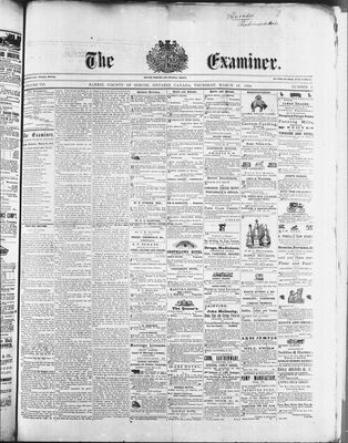 Barrie Examiner, 24 Mar 1870