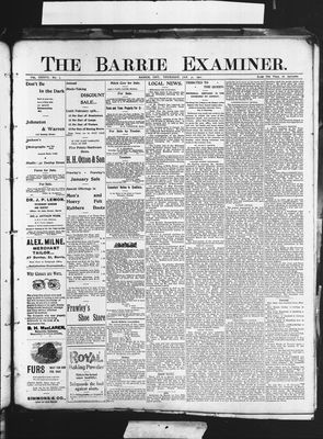 Barrie Examiner, 31 Jan 1901