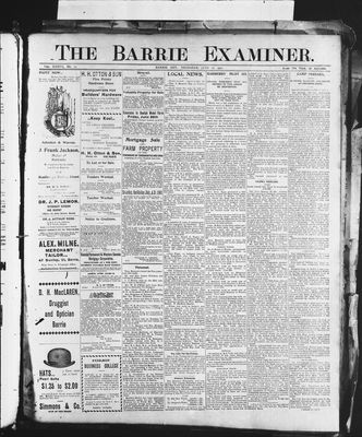 Barrie Examiner, 20 Jun 1901