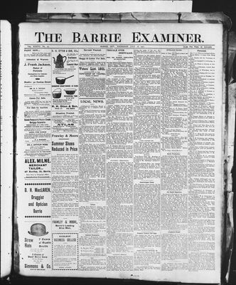 Barrie Examiner, 18 Jul 1901