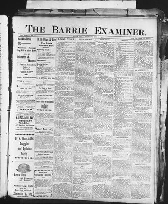 Barrie Examiner, 1 Aug 1901