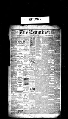 Barrie Examiner, 7 Sep 1882