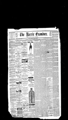 Barrie Examiner, 28 May 1885