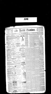 Barrie Examiner, 4 Jun 1885