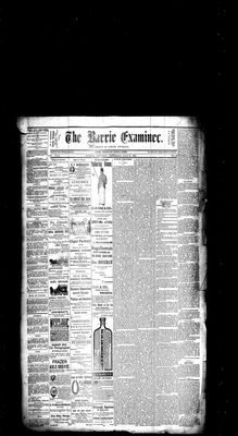 Barrie Examiner, 9 Jul 1885