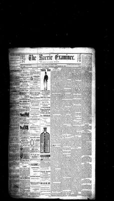 Barrie Examiner, 10 Sep 1885