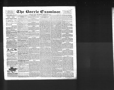 Barrie Examiner, 21 Mar 1889