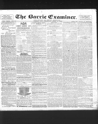 Barrie Examiner, 4 Apr 1889