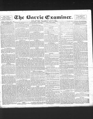 Barrie Examiner, 2 May 1889