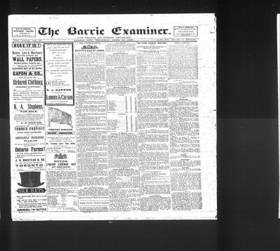 Barrie Examiner, 10 Apr 1890