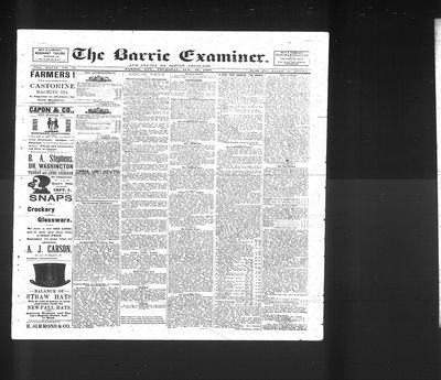 Barrie Examiner, 28 Aug 1890