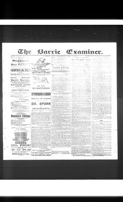 Barrie Examiner, 4 Feb 1892