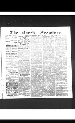 Barrie Examiner, 31 Mar 1892