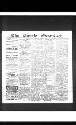 Barrie Examiner, 7 Apr 1892